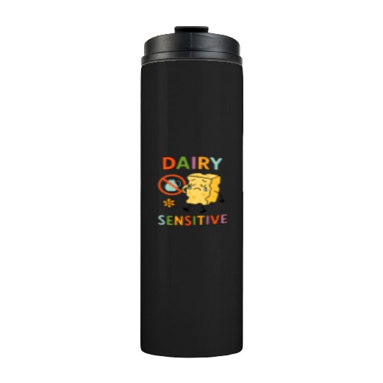 Dairy Sensitive Sad Cartoon Design Thermal Tumblers