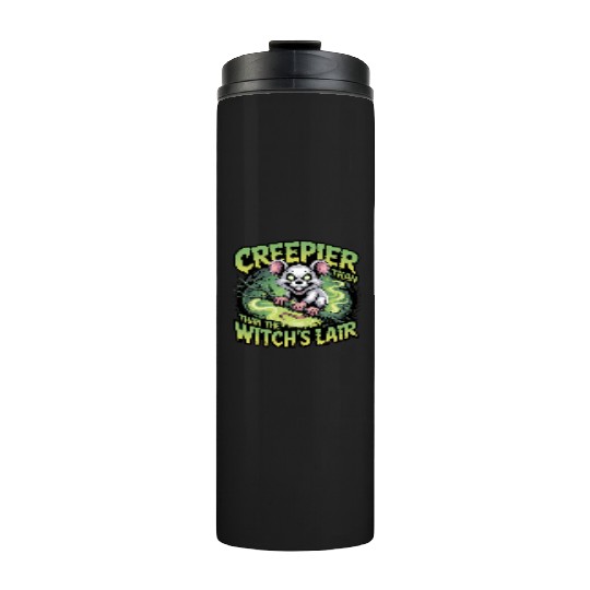 Creeper Mouse in Witch's Lair Design Thermal Tumblers