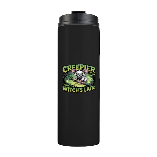 Creeper Mouse in Witch's Lair Design Thermal Tumblers