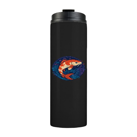 Vivid Fish Abstract Illustration Thermal Tumblers