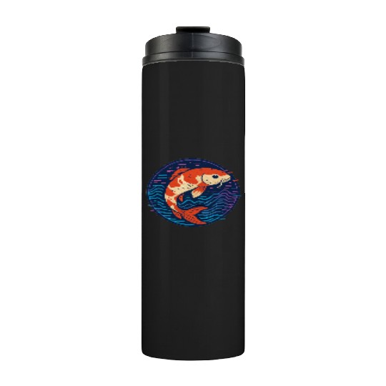 Vivid Fish Abstract Illustration Thermal Tumblers