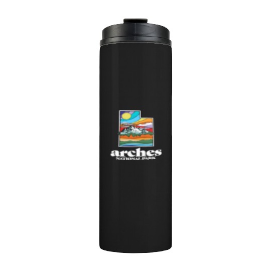 Arches National Park Utah Vintage Nature Outdoor Thermal Tumblers