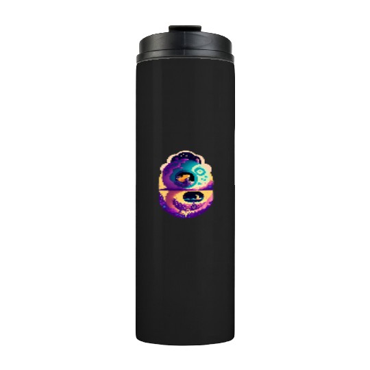 Wonderland Moonscape Fantasy Thermal Tumblers