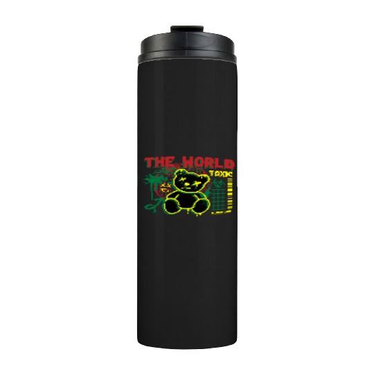 Toxic World Kawaii Bear Artwear Thermal Tumblers