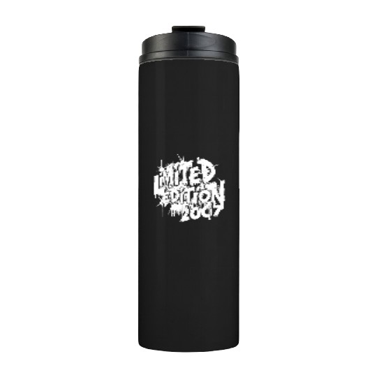 Graffiti Style Art with Edgy 2007 Limited Edition Thermal Tumblers
