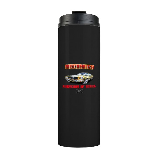 Muscle Car Classic Mechanics Design Thermal Tumblers