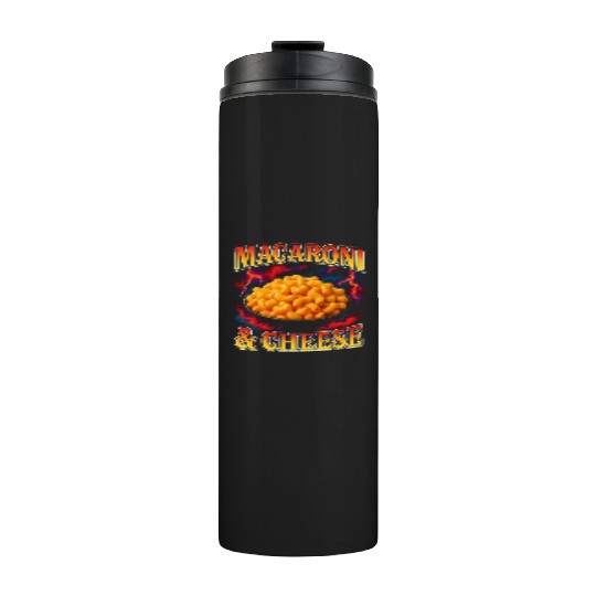 Macaroni And Cheese Favorite Food Weird 90s Thermal Tumblers