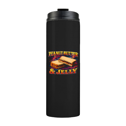 Peanut Butter And Jelly Favorite Food Weird 90s Thermal Tumblers