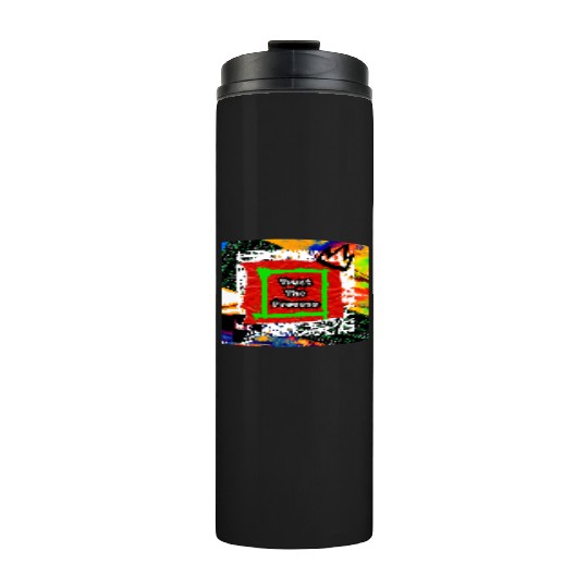Trust The Process Graffiti Style | Green Version Thermal Tumblers