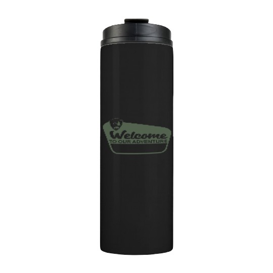 Nature-Inspired Wilderness Trek Design Thermal Tumblers