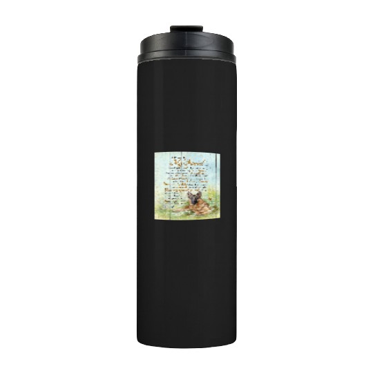 Grateful Pet Friend Prayer Wall Art Thermal Tumblers