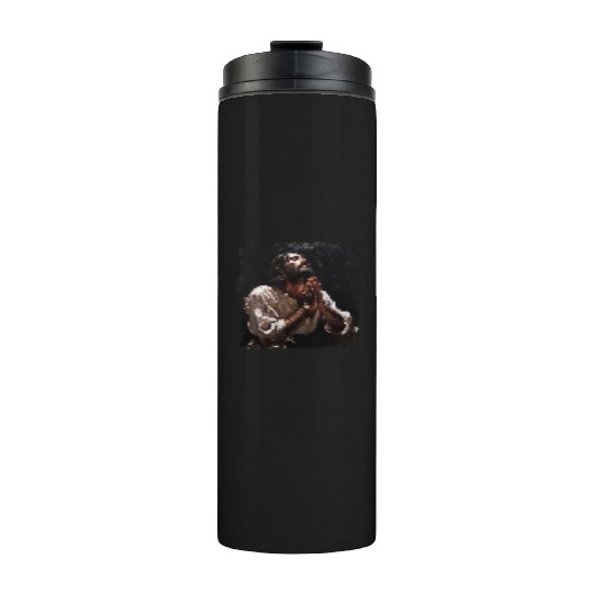 Praying Jesus Christ Christian Graphic Thermal Tumblers