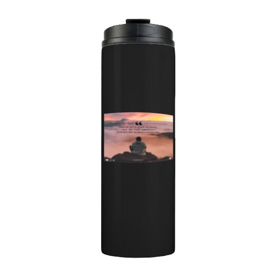 Quiet Seasons Growth Inspirational Quote Thermal Tumblers
