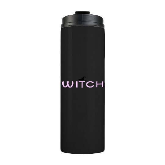 Enchanted Witchcraft Script Design Thermal Tumblers