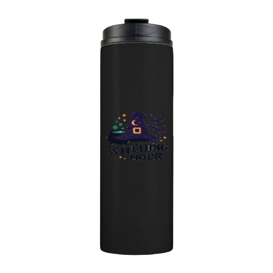 Witching Hour Night Scene Design Thermal Tumblers