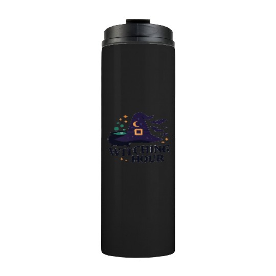 Witching Hour Night Scene Design Thermal Tumblers