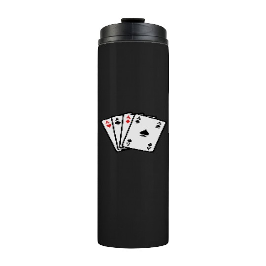 Poker cards Thermal Tumblers