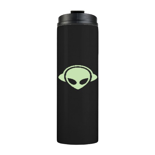 Alien headphones Glow in the dark Thermal Tumblers