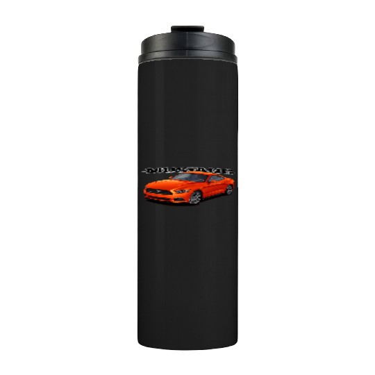 Orange Stang Thermal Tumblers