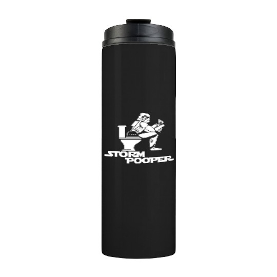 Storm Trooper Pooper Thermal Tumblers