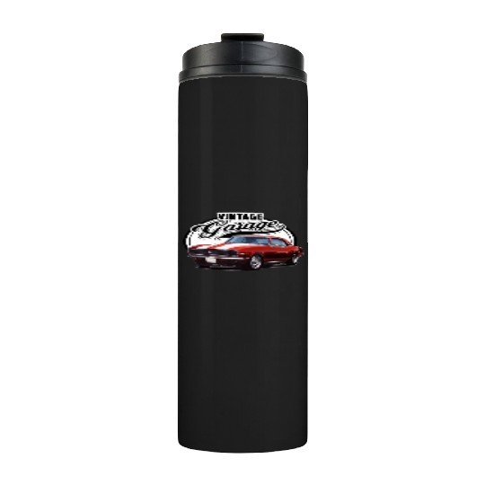 Vintage Camaro Garage Thermal Tumblers