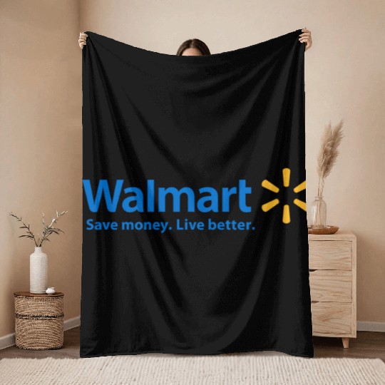 Walmart Logo Throw Blankets