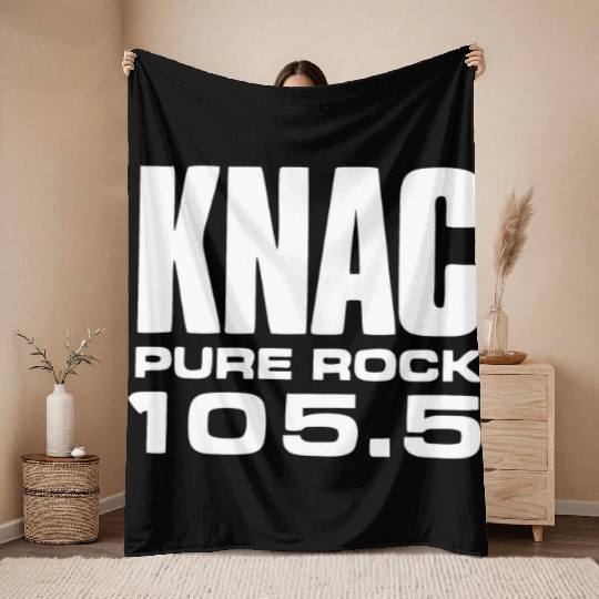 Knac Pure Rock 105 5 2 Throw Blankets