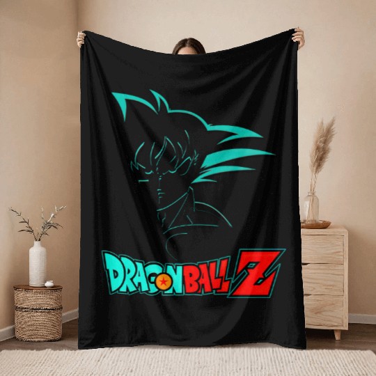 GOKU - DRAGON BALL Throw Blankets