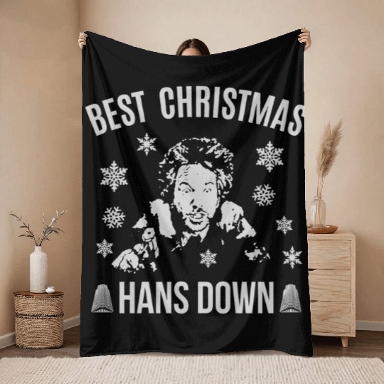 Die Hard Best Christmas Hans Down - Die Hard - Throw Blankets