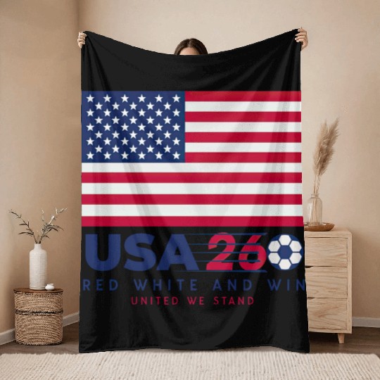 USA World Cup 2026 Throw Blankets US Soccer