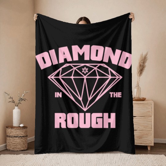 Diamond In The Rough - Ladies Throw Blankets