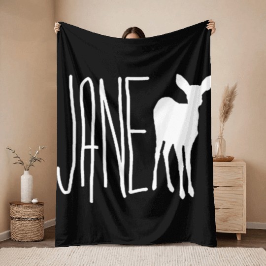 Jane Doe - Max (Life is Strange) Wht Ver. Throw Blankets