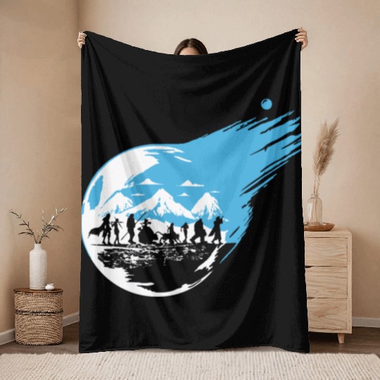 Final Fantasy 7 Inspired Throw Blankets