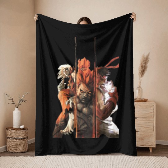 Street Fighter 6 Throw Blankets