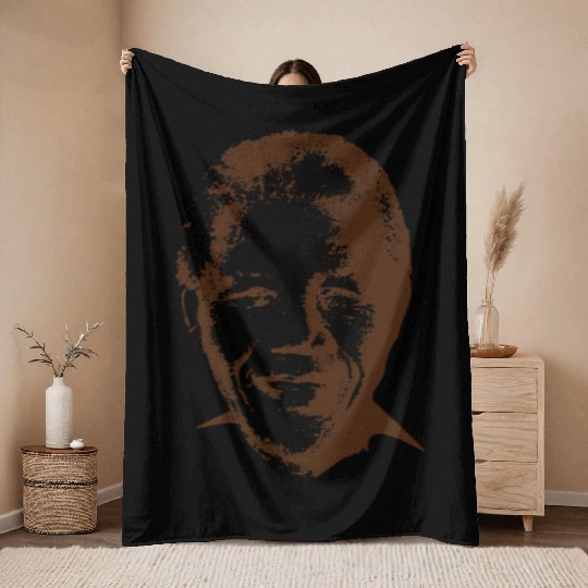 Nelson Mandela Throw Blankets