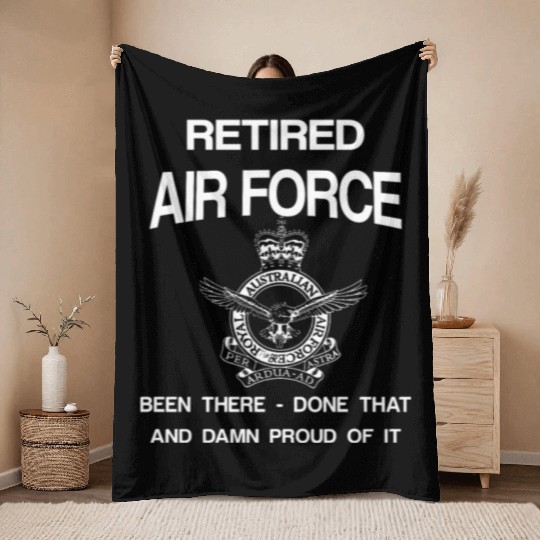 royal australian air force Throw Blankets