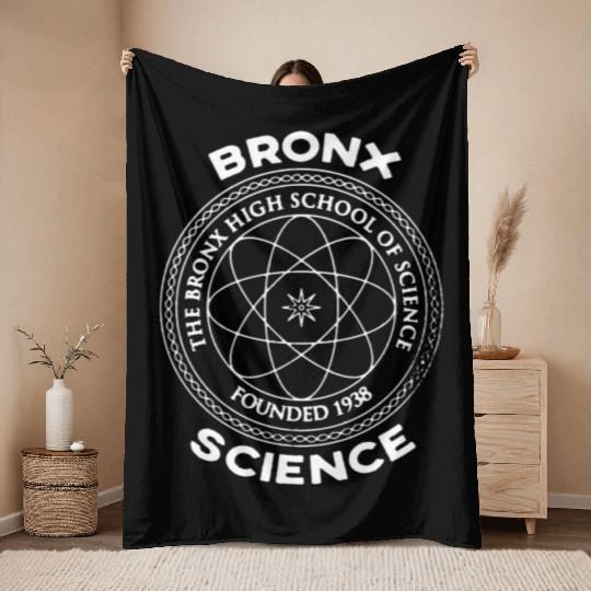 The Bronx Science Throw Blankets