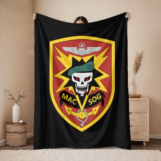 MAC V SOG Throw Blankets