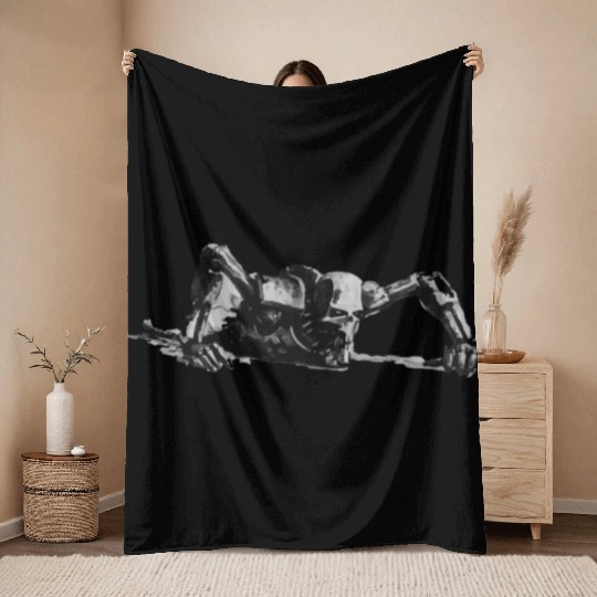 Terminator Throw Blankets