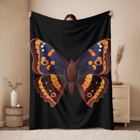 Butterfly Throw Blankets