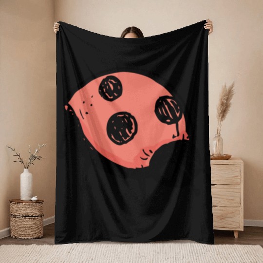 Ladybug Throw Blankets