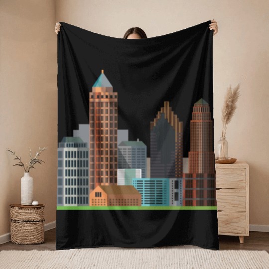 atlanta Throw Blankets