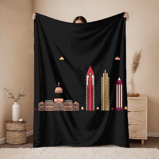 Atlanta Throw Blankets