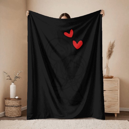 gay couple Throw Blankets