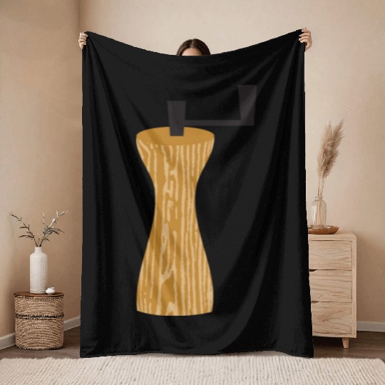 pepper grinder Throw Blankets