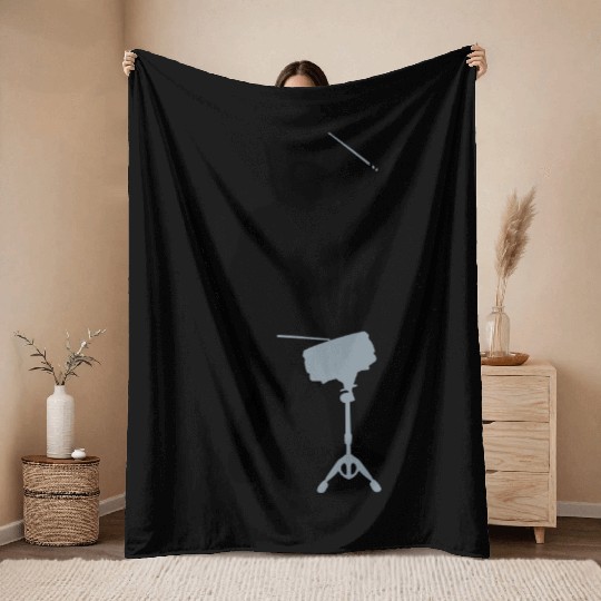 Drummer Throw Blankets