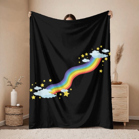 Rainbow Throw Blankets