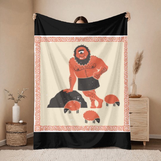 Cyclops Throw Blankets