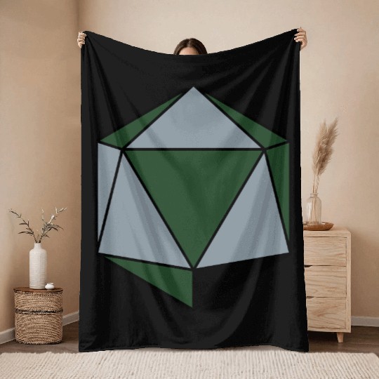 platonic solid Throw Blankets