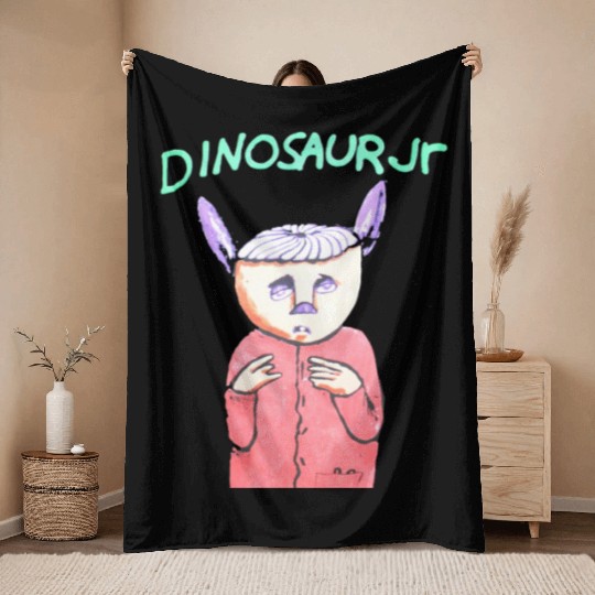 Dinosaur Jr. Throw Blankets